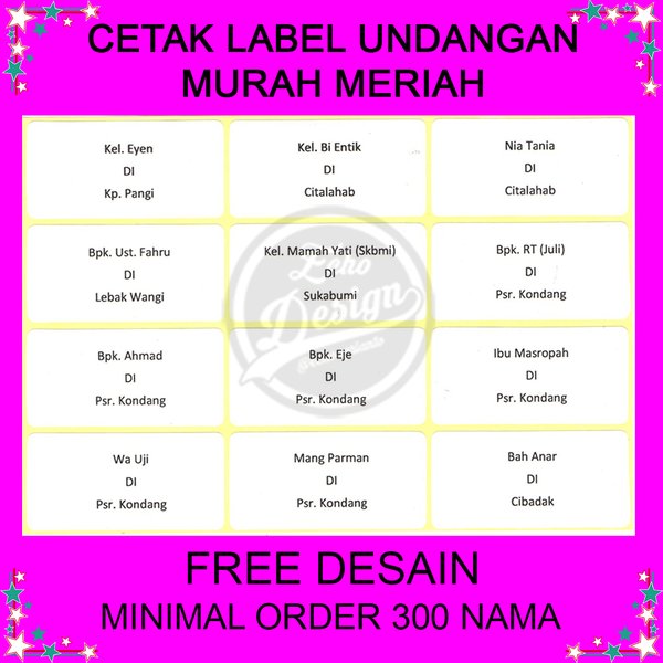 Detail Font Label Undangan Nomer 44