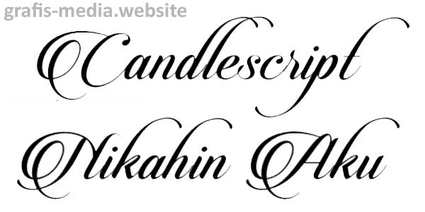 Detail Font Latin Undangan Nomer 2