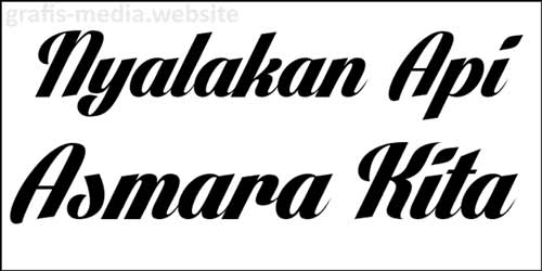 Detail Font Latin Undangan Nomer 19