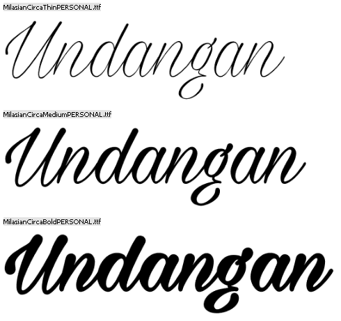 Detail Font Latin Undangan Nomer 7