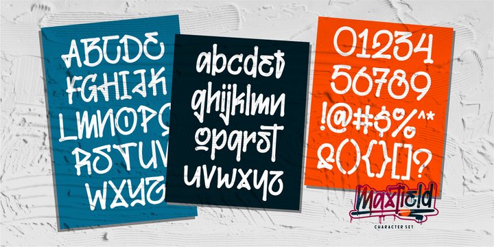 Detail Font Mural Nomer 25