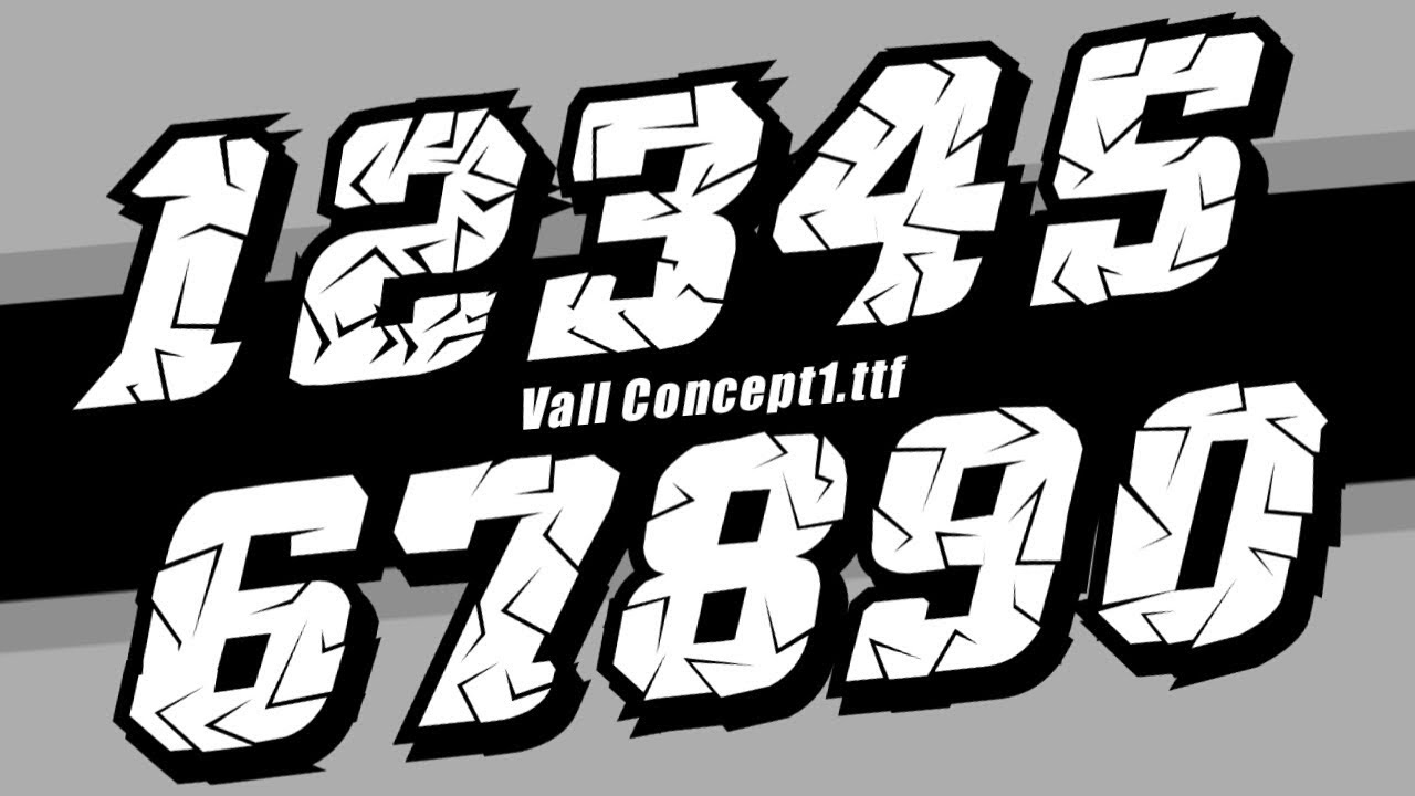 Detail Font Nomor Balap Nomer 31