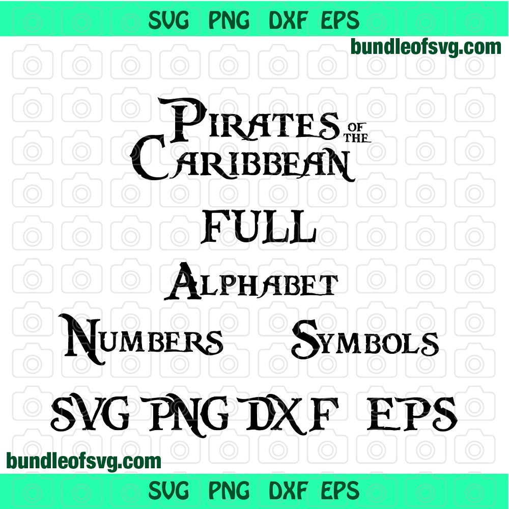 Detail Font Pirates Of The Caribbean Nomer 30