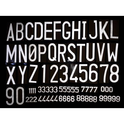 Detail Font Plat Nomor Nomer 14