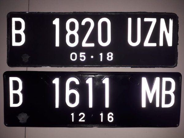 Detail Font Plat Nomor Nomer 51