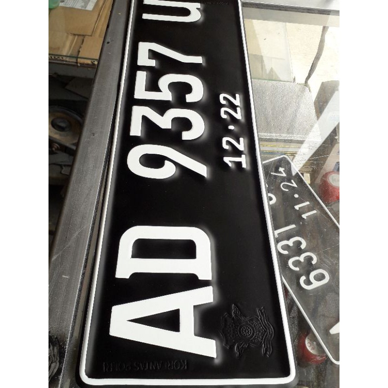 Detail Font Plat Nomor Nomer 52