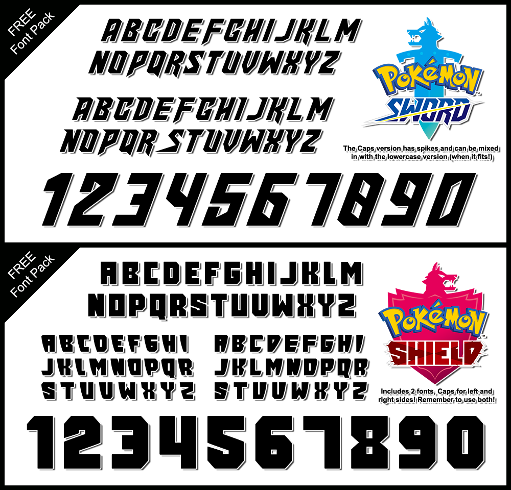 Detail Font Pokemon Nomer 12