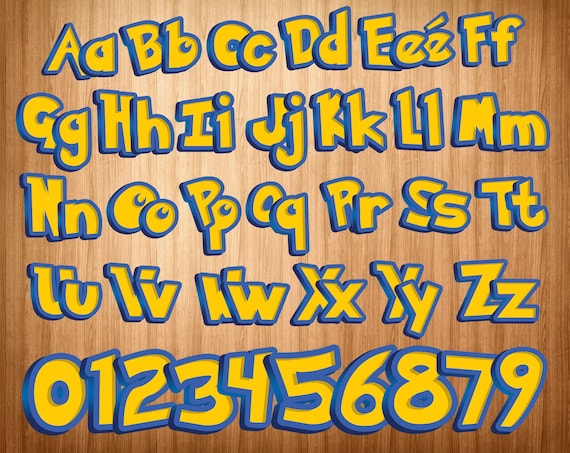 Detail Font Pokemon Nomer 28