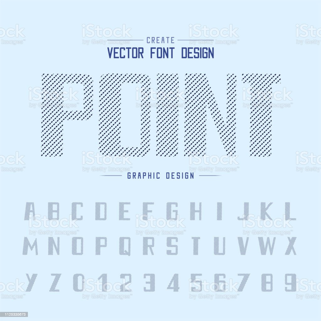 Detail Font Putus Putus Nomer 40