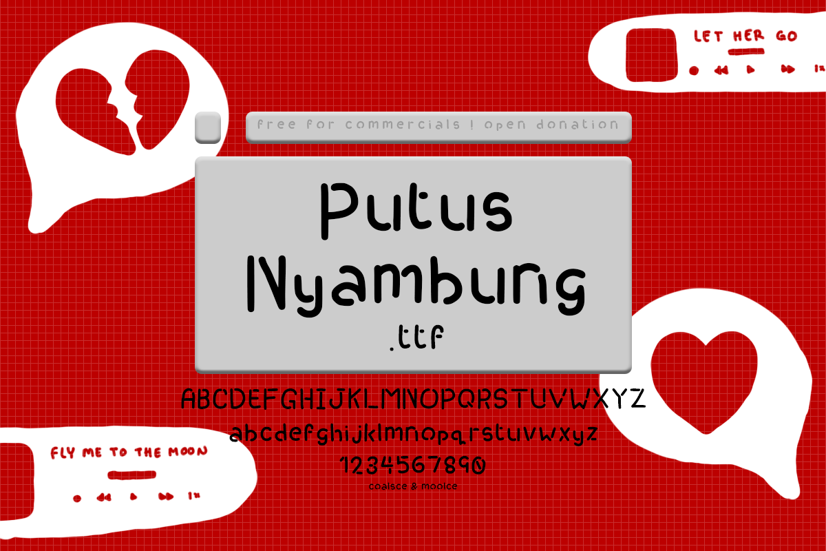 Detail Font Putus Putus Nomer 43