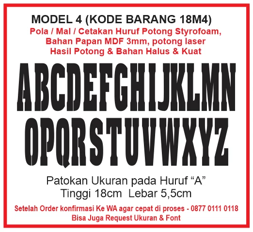 Detail Font Tulisan Dari Styrofoam Nomer 30