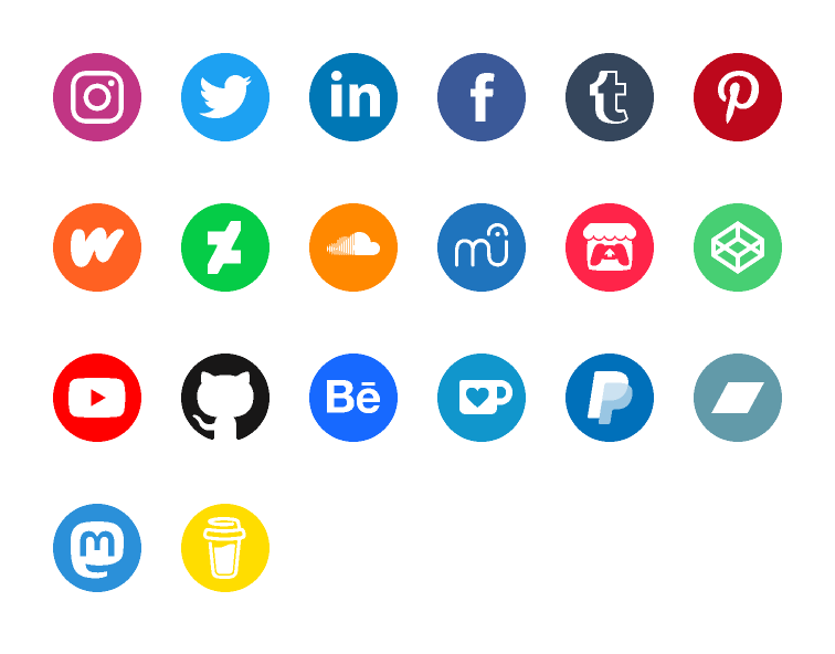 Detail Free Social Media Icons Nomer 8