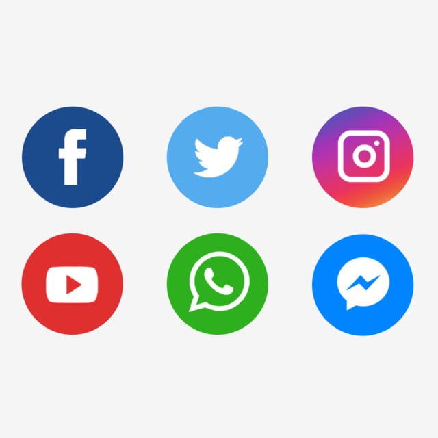 Detail Free Social Media Icons Nomer 9