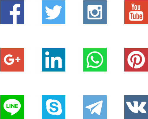 Detail Free Social Media Icons Nomer 12