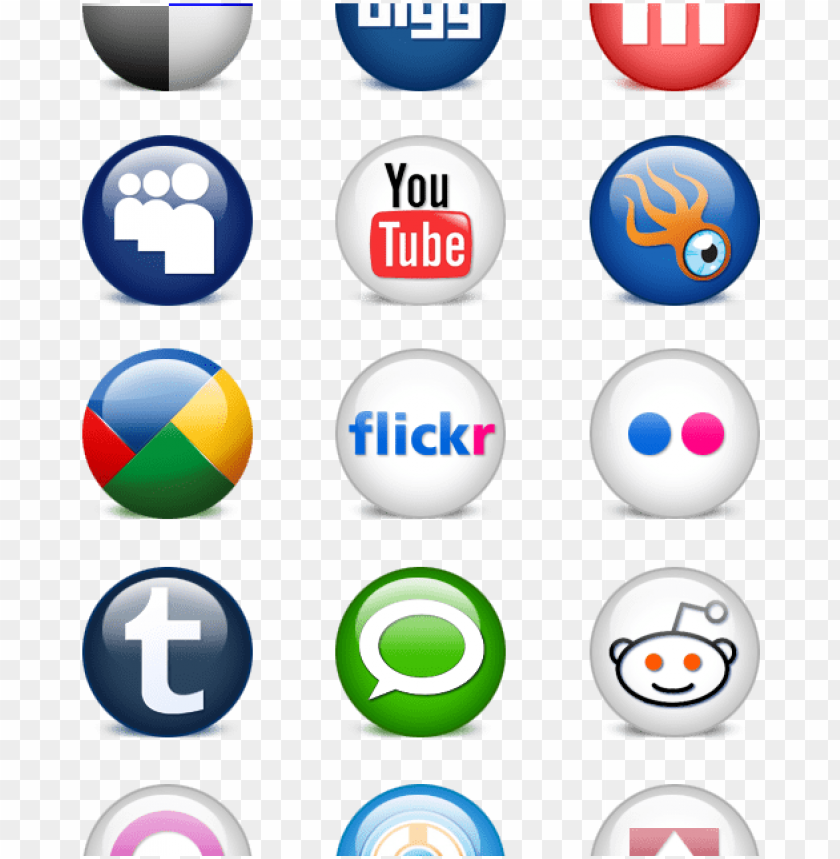 Detail Free Social Media Icons Nomer 22