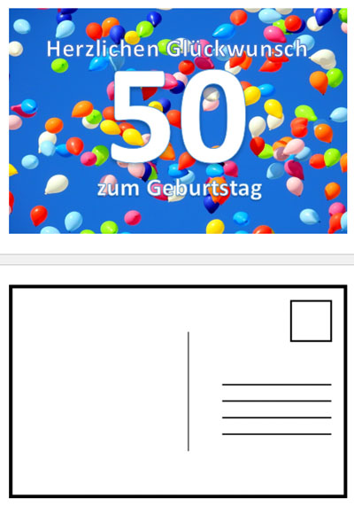 Detail Geburtstagskarte Zum 50 Geburtstag Nomer 28