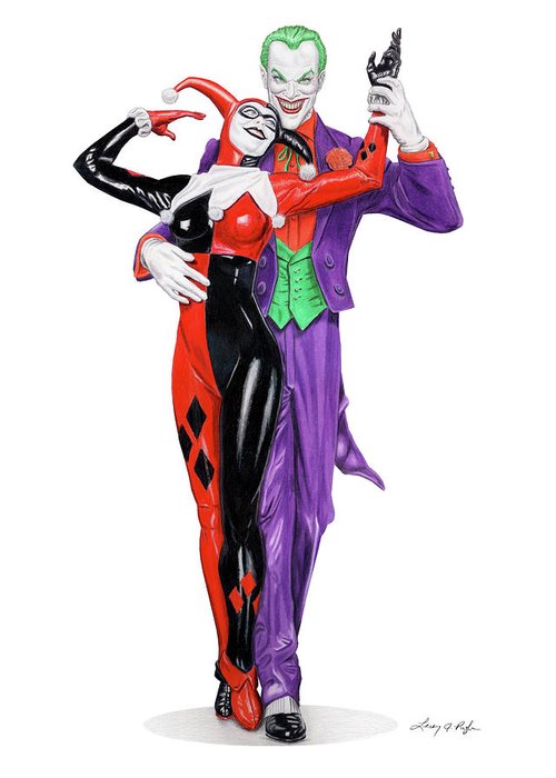 Detail Harley Quinn Und Joker Zeichnung Nomer 12