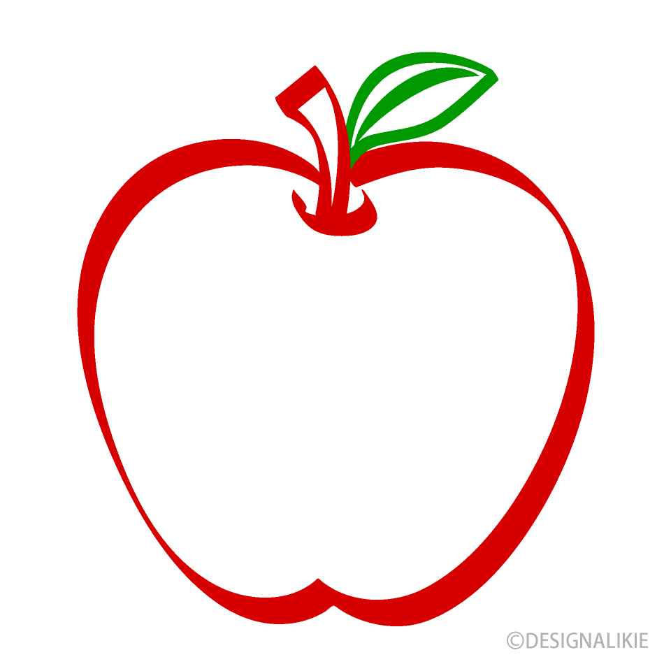 Detail Red Apple Drawing Nomer 9