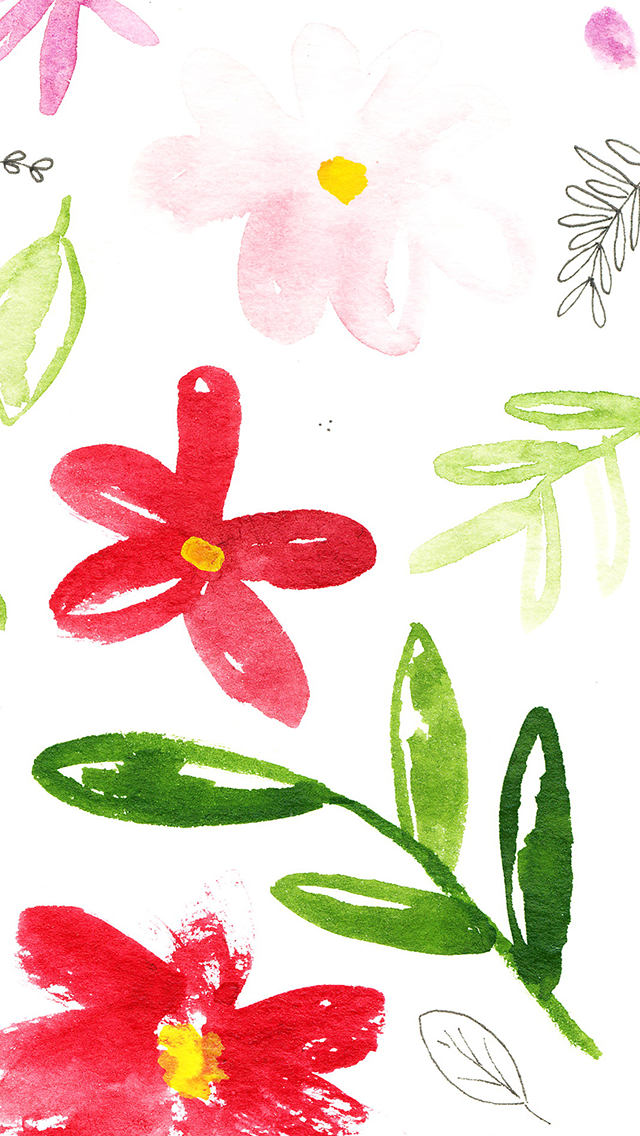 Detail Aquarell Blumen Malen Einfach Nomer 25