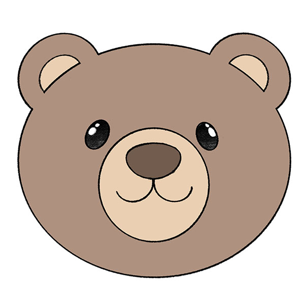 Detail Bear Face Nomer 11