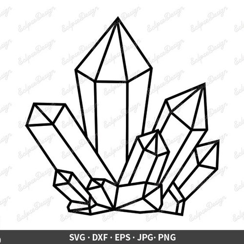 Detail Crystal Vector Nomer 18