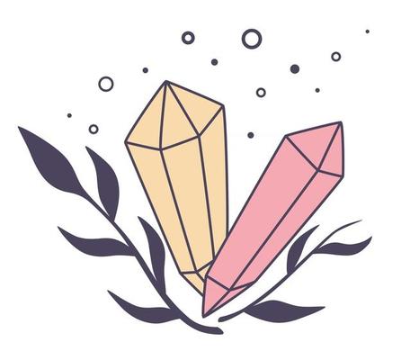 Detail Crystal Vector Nomer 3