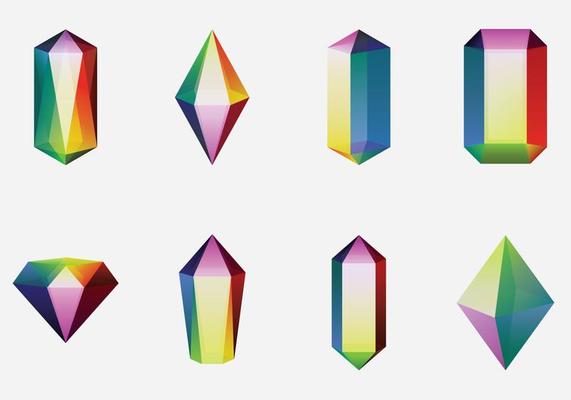Detail Crystal Vector Nomer 8