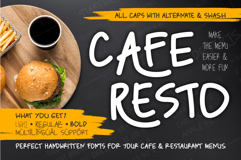 Detail Font Untuk Menu Makanan Nomer 5