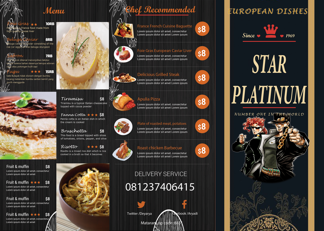 Detail Font Untuk Menu Makanan Nomer 44