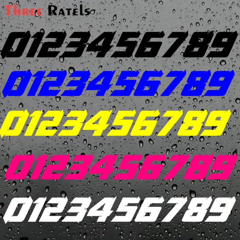 Detail Font Untuk Nomor Balap Nomer 15