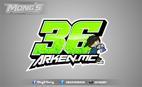 Detail Font Untuk Nomor Balap Nomer 22
