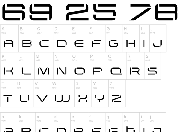 Detail Font Untuk Nomor Balap Nomer 26