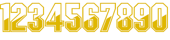 Detail Font Untuk Nomor Balap Nomer 32
