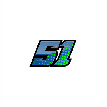 Detail Font Untuk Nomor Balap Nomer 36