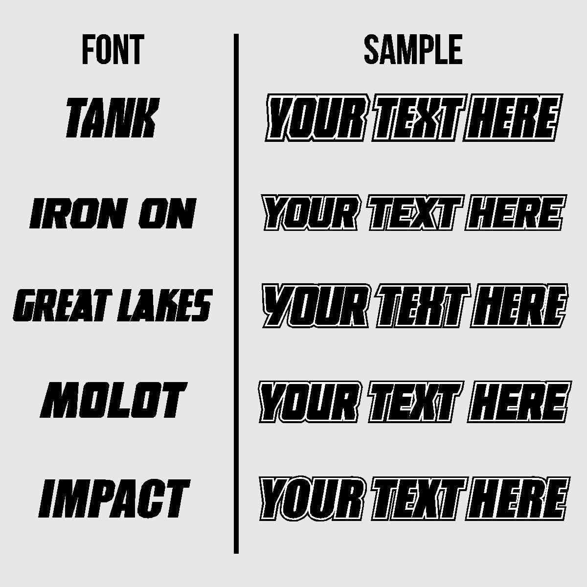 Detail Font Untuk Nomor Balap Nomer 44