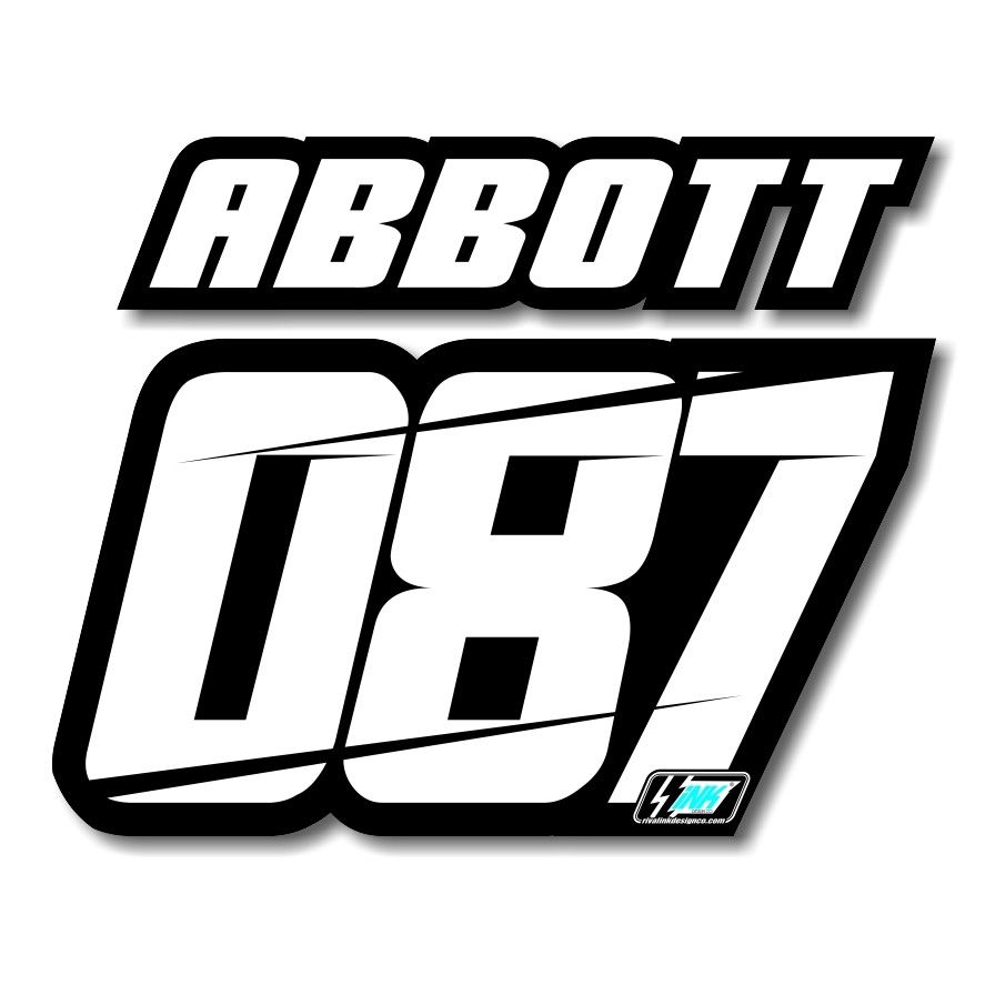 Detail Font Untuk Nomor Balap Nomer 6