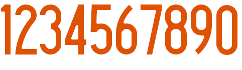 Detail Font Untuk Nomor Balap Nomer 52