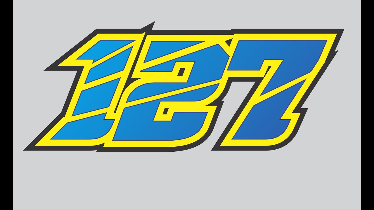 Detail Font Untuk Nomor Balap Nomer 8