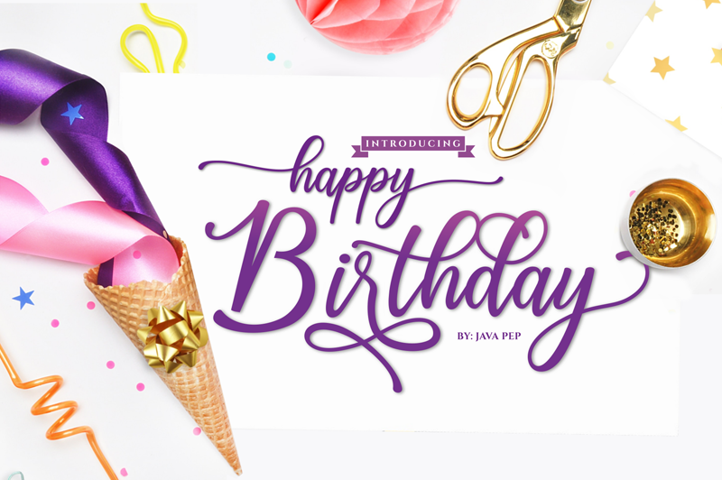 Detail Font Untuk Ulang Tahun Nomer 6