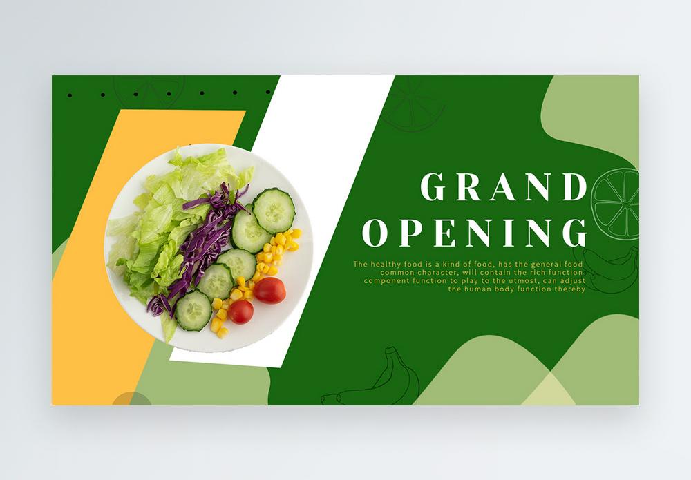 Detail Food Banner Background Nomer 41