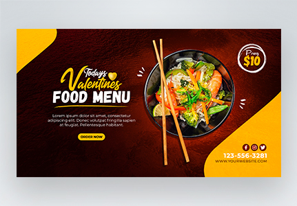 Detail Food Banner Background Nomer 42