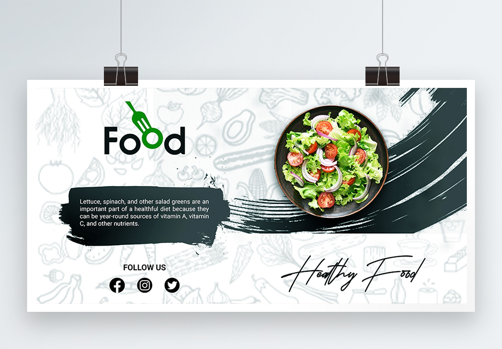 Detail Food Banner Background Nomer 52
