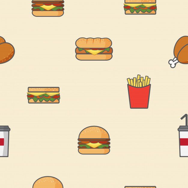 Food Cartoon Wallpaper - KibrisPDR