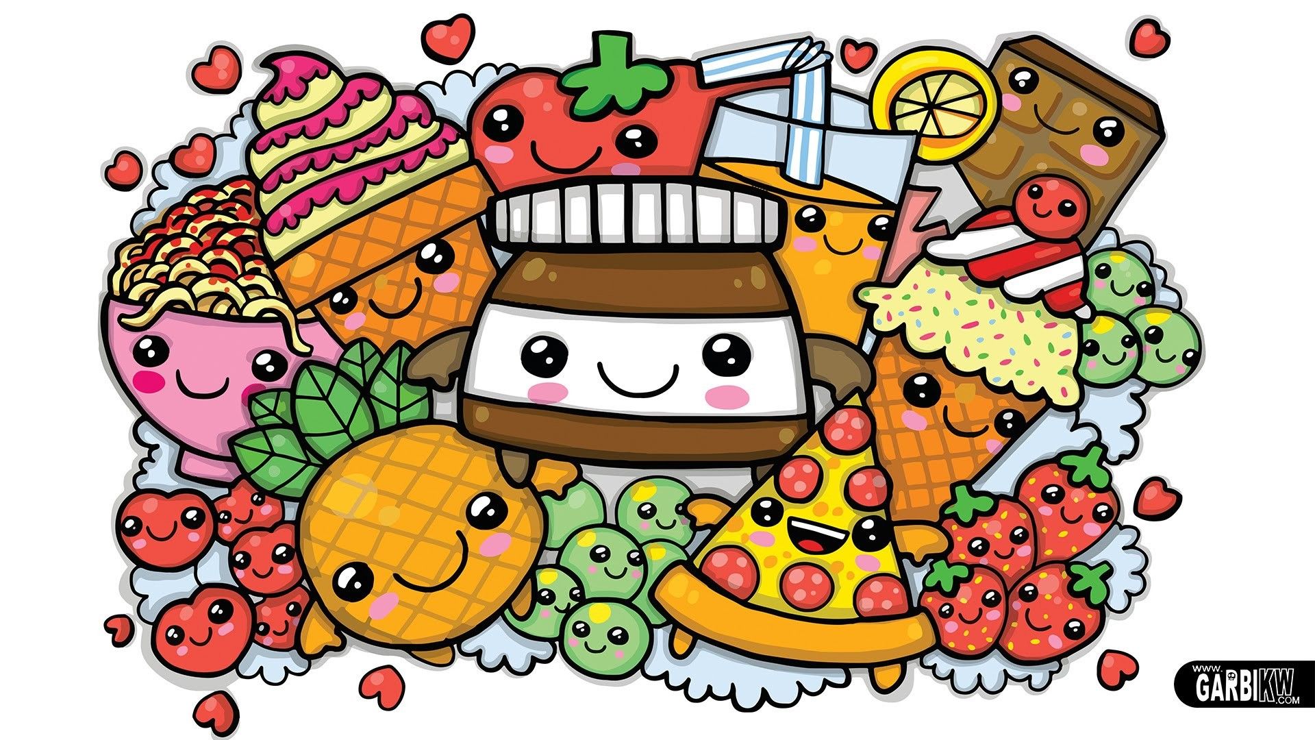 Detail Food Cartoon Wallpaper Nomer 16