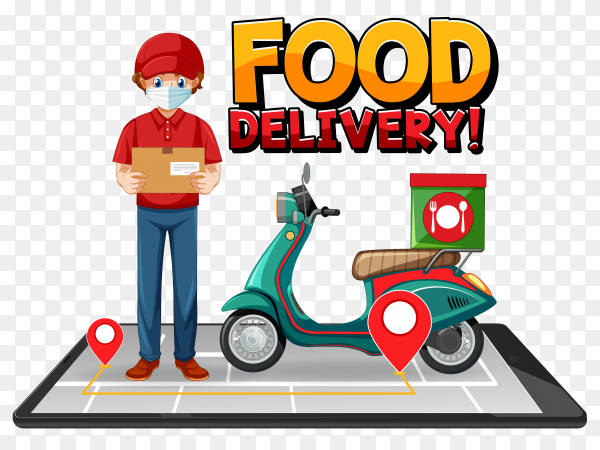 Detail Food Delivery Png Nomer 11