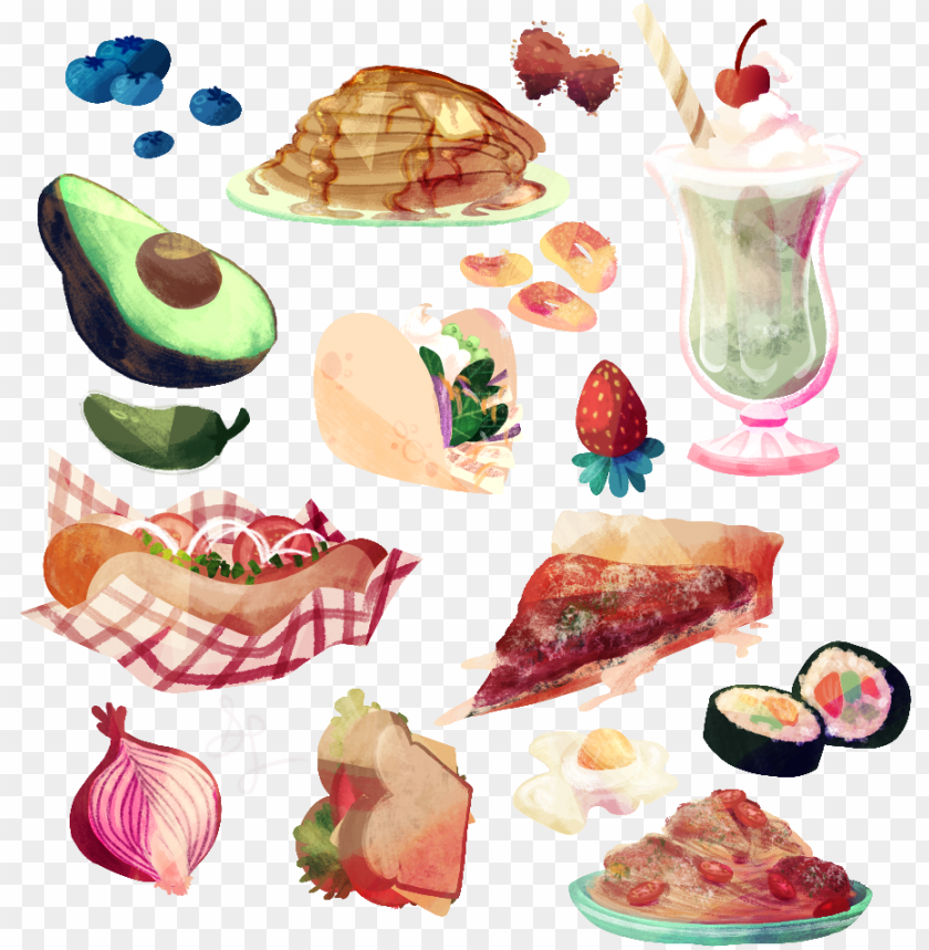 Detail Food Illustration Png Nomer 2