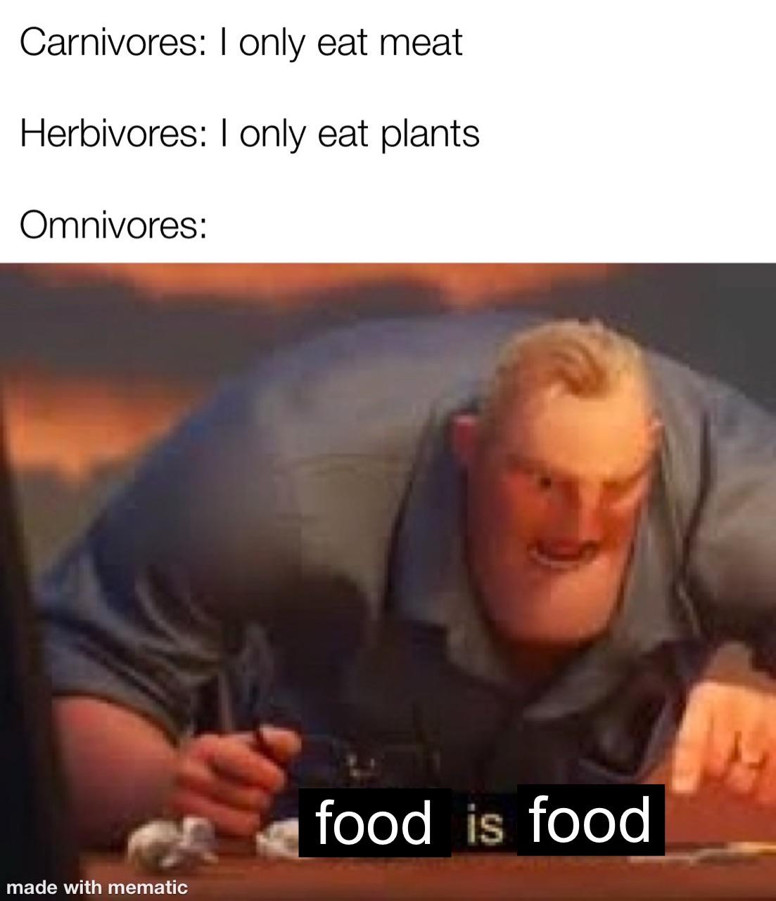 Food Is Food Meme - KibrisPDR