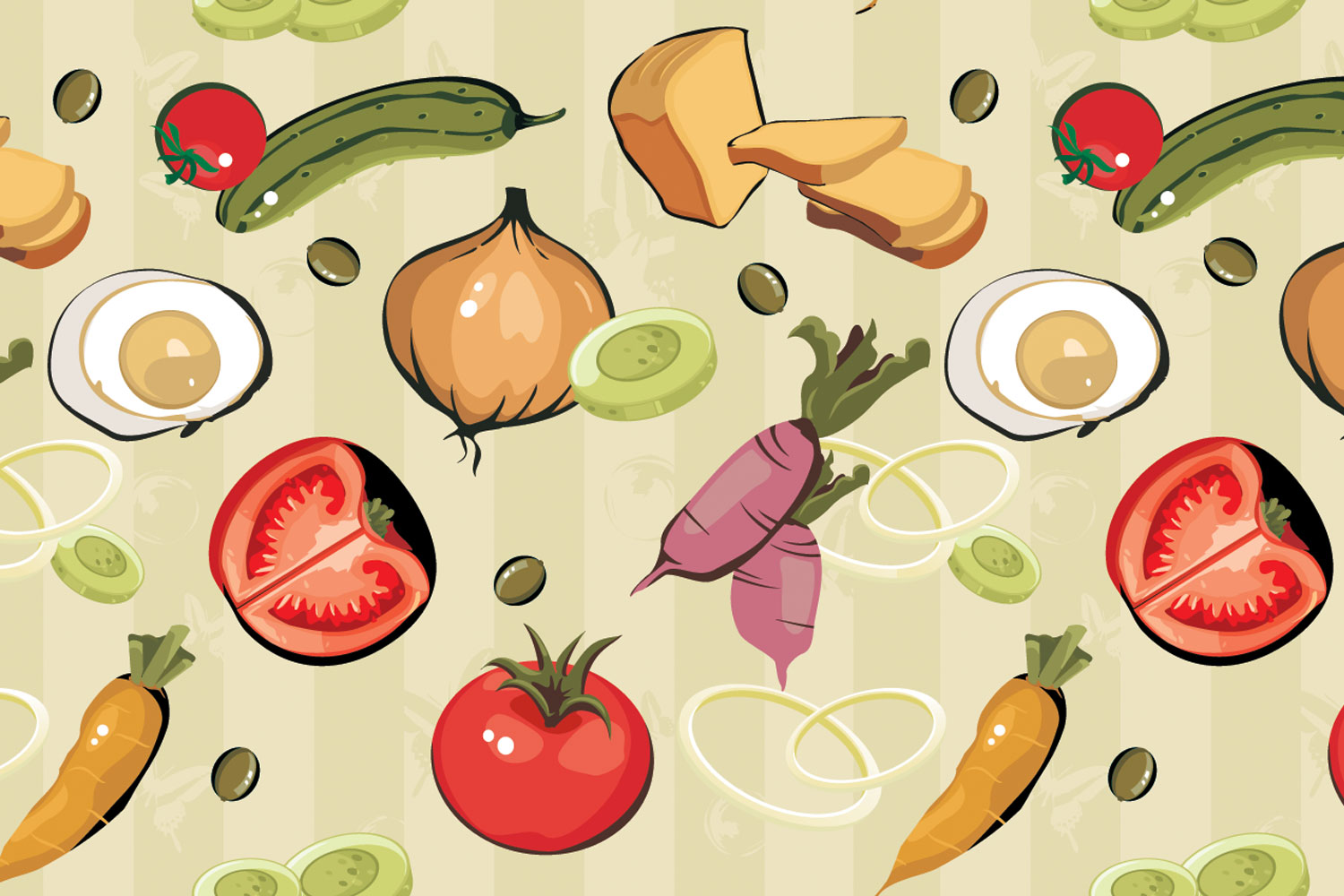 Detail Food Pattern Wallpaper Nomer 47