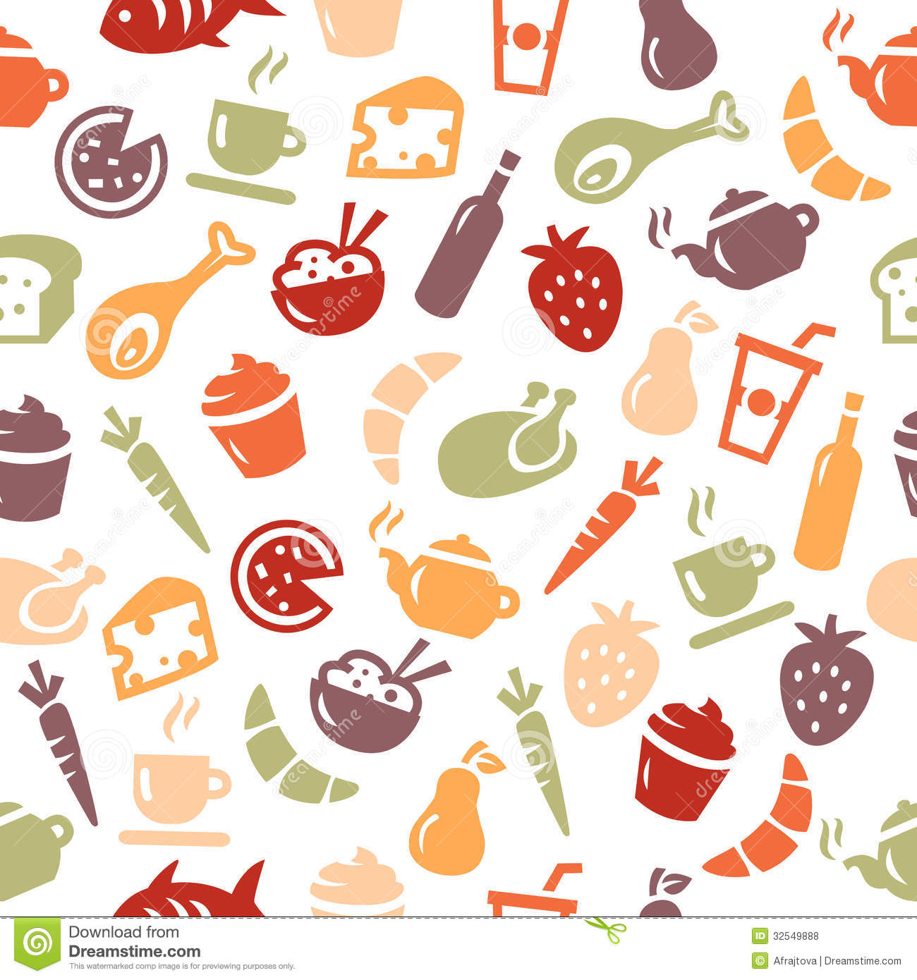 Detail Food Pattern Wallpaper Nomer 7