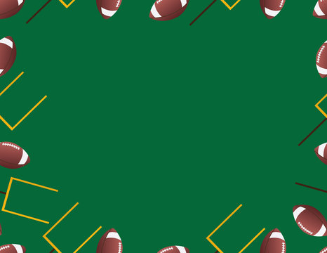 Detail Football Frame Clipart Nomer 16